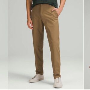 NWOT Lululemon Commission Pant Classic *Warpstreme size 38, tan artifact, 28” L